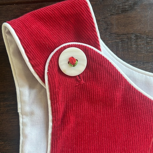 The Proper Peony Hazel Jumper in Red Cord - Picture 4 of 5